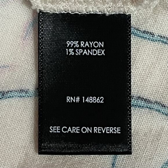 Torrid Ava Slub Cami Tank Top Size 2X Beige Palm Trees Sleeveless Rayon Shirt - Picture 7 of 9